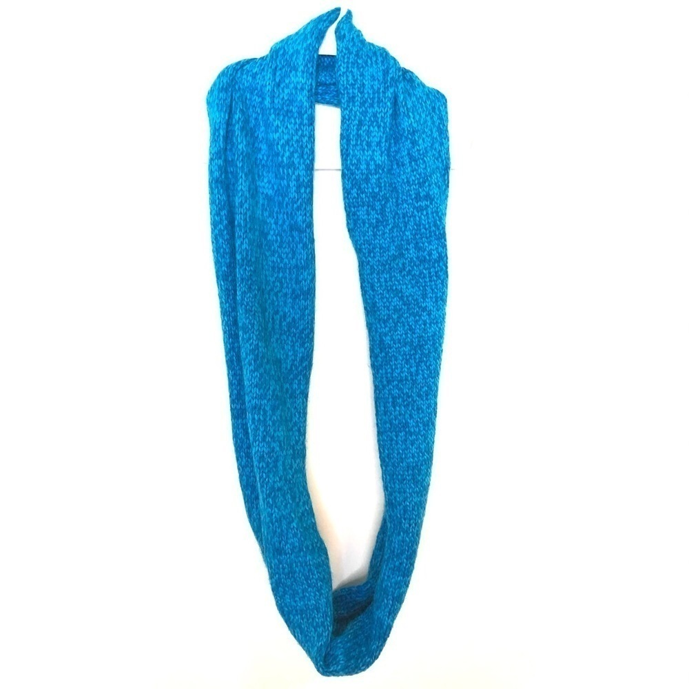 2/$15 Blue Knit Infinity Scarf | Cozy Lightweight Loop Scarf
